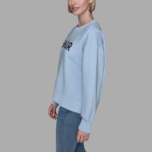 Karl Lagerfeld Paris Womens light blue  SZ Medium Top